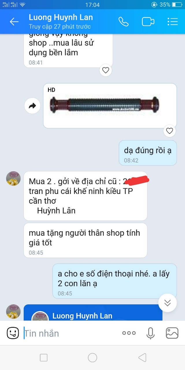 Anh Huỳnh Lân, TP Cần Thơ, tập con lăn được 2 năm